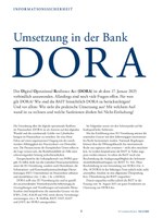 PoC 2 2024, Beitrag von Katja Schlüter und Benjamin Wellnitz: DORA-Umsetzung in der Bank